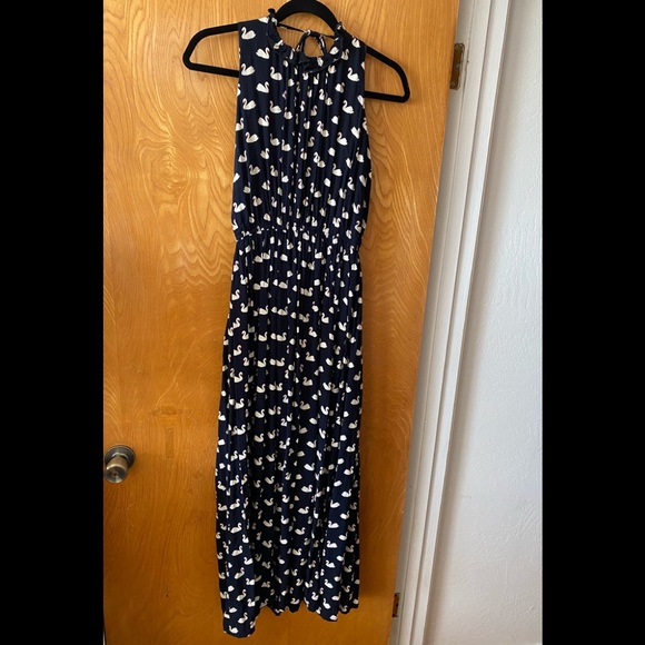 Jolie Moi swan key hole back high neck maxi dress - Picture 2 of 9